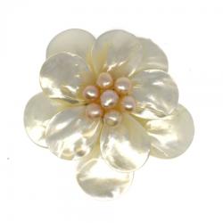  Pandantiv din Sidef 004 - 55x55 mm - 1 Buc