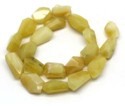 Margele Bijuterii Opal Galben Neregulat Fatetat 16x12 mm - concepttropic - 116,00 RON