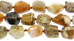  Agata de Botswana Galbena Butoias Fatetata Margele Pietre semipretioase pentru Bijuterii 20x17 mm