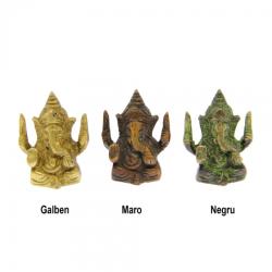  Zeul Elefant Ganesha - Figurina din Bronz 5 x 4 x 2 cm - 1 Buc