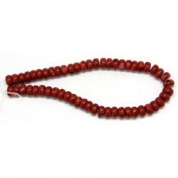  Margele Bijuterii Coral Rosu Disc 12 x 7 mm - concepttropic - 45,00 RON