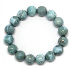  Bratara Larimar Diametru 65 mm Margele Rotunde - 14 x 14 mm