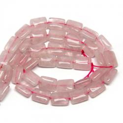  Cuart Roz Margele Pietre Semipretioase Dreptunghi - 16 x 12 mm
