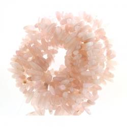 Margele Bijuterii Cuart Roz betigas 11x7 - 25x7 mm