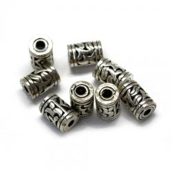  Margele Argint 925 Tub - 10 x 7 mm - 1 Buc