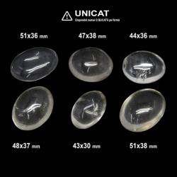  Cuart Alb Rulat Natural - 44-50 x 33-40 mm (XXL) - 1 Buc