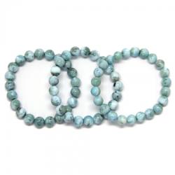  Bratara Larimar Diametru 58 mm Margele Rotunde - 9-9, 9 mm