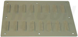 Tracon TFE-SZ2 Szellőzőrács fém elosztószekrényhez L×W=140x140mm, IP43 (TFE-SZ2)