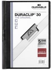 DURABLE Dosar de prezentare Durable Duraclip Original, 30 coli, negru