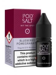 Pod Salt Lichid Tigara Electronica Premium Pod Salt Blueberry Pomegranate 10ml, cu Nicotina, 50VG / 50PG, Fabricat in UK, Calitate Premium Lichid rezerva tigara electronica