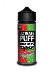 Ultimate Puff Lichid Tigara Electronica Ultimate Puff Candy Drops Strawberry Melon, 100ml, Fara Nicotina, 70VG / 30PG, Fabricat in UK, Premium