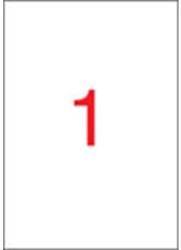 APLI Etikett 210x297mm, 100 etikett/csomag, univerzális, APLI (1281/3141)