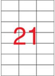 APLI Etikett 70x42, 4mm, 2100 etikett/csomag, univerzális, APLI (1276/3136)