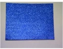  Dekorgumi A/4 2 mm glitteres, öntapadós kék