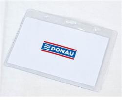 DONAU Névkitűző DONAU hajlékony fekvő 50db/csomag 105x65mm, azonosítókártya tartó (8343001PL-00)