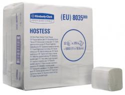Kimberly-Clark Hostess hajtogatott toalettpapír 2r. fehér 11*18, 6cm 32*250 lap/karton KC-8035