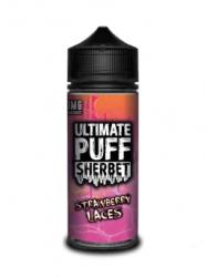 Ultimate Puff Lichid Tigara Electronica Premium Ultimate Puff Sherbet Strawberry Laces, 100ml, Fara Nicotina, 70VG / 30PG, Fabricat in UK