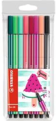 STABILO Filc készlet 8db-os STABILO Pen 68 Living Colors, Görögdinnye 1 mm (68/03-8-12)