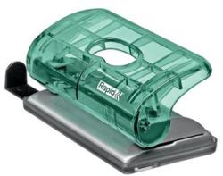 RAPID Lyukasztó RAPID Colour` Ice mini, kétlyukú, 10 lap, zöld (5001331)