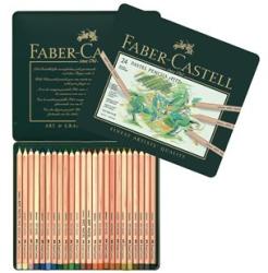 Faber-Castell Színes ceruza készlet 24db-os FABER Pitt Pasztell, fém dobozban (112124)