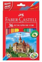 Faber-Castell Színes ceruza készlet 36db-os Faber-Castell hatszögű kastélyos Eco 120136, Green (120136)