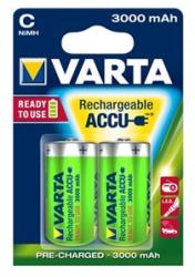 VARTA Tölthető elem baby VARTA Power Accu 2x C 3000 mAh (Ready2Use), 2db/csomag (56714101402)