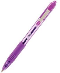 Zebra Golyóstoll ZEBRA Z-Grip Smooth 0, 27 mm írásvastagság, nyomógombos, lila (22568)