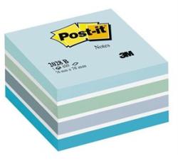 3M Öntapadó jegyzet 3M Post-it 76x76 kocka, akvarell kék 450lap (2028B)