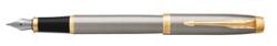 Parker IM Royal töltőtoll csiszolt fém test, arany szinű klipsz (7040304005)