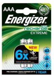 Energizer Tölthető elem micro ENERGIZER Extreme AAA, 2x800 mAh, előtöltött, 2db/csomag (635000)