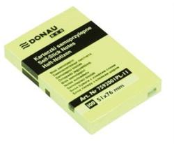 DONAU Öntapadó jegyzet DONAU Eco 51x76 pasztell sárga, 100lap/csomag (7592001PL-11)