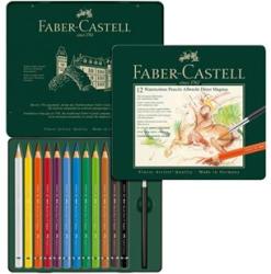 Faber-Castell Színes ceruza készlet 12db-os Faber-Castell akvarell Albrecht Dürrer fém dobozban (116912)