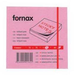 FORNAX Öntapadó jegyzet FORNAX 75x75 neon rózsa (05565432)