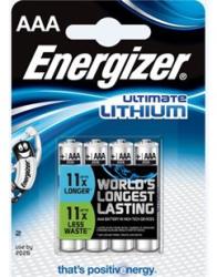 Energizer Elem micro ENERGIZER Ultimate Lithium AAA 4db/csomag (632965/635233)