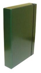  Füzetbox A/4 félkemény 5 cm sötétzöld (P2090-0332)