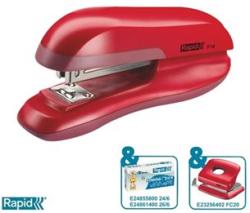 Rapid Tűzőgép RAPID F16 Fashion, 24/6, 20 lap, vörös (23810503)