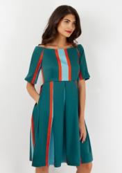 Closet London Rochie din bumbac in dungi - ROH - DR4095