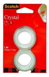 3M Cellux 19mm x 7, 5m 3M SCOTCH Crystal, 2db/csomag (6-1975R2)