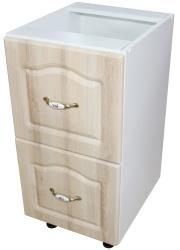 Spectral Mobila Corp inferior 40 cu 2 sertare metalice pentru greutate Zebra MDF sonoma mustata