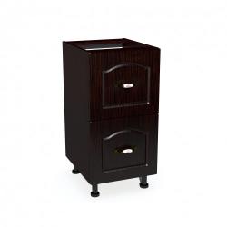 Spectral Mobila Corp inferior 40 cu 2 sertare metalice pentru greutate Zebra MDF mustata wenge