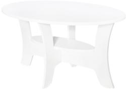 Spectral Mobila Masuta cafea Roma ovala, MDF Alb, 100 x 55 x 58 cm Masa de cafea