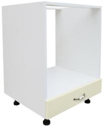Spectral Mobila Corp pentru cuptor incorporabil cu sertar Zebra, alb/MDF Vanilie lucios, fara blat, 60 x 82 x 57 cm