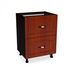 Spectral Mobila Corp inferior 60 cu 2 sertare metalice pentru greutate Zebra MDF mustata cedru
