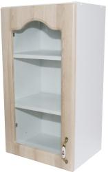 Spectral Mobila Corp superior 40 vitrina cu 1 usa Zebra MDF sonoma mustata