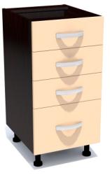 Spectral Mobila Corp inferior 40 cu 4 sertare Zebra cappuccino