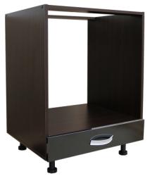 Spectral Mobila Corp pentru cuptor incorporabil cu sertar Zebra, wenge/negru lucios, fara blat, 60 x 82 x 57 cm