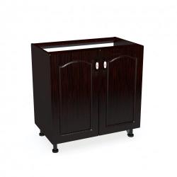 Spectral Mobila Corp inferior cu 2 usi 80 cm Zebra, Wenge/MDF Wenge Mustata, fara blat 80 x 82 x 50