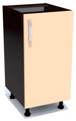 Spectral Mobila Corp inferior cu 1 usa Zebra, Wenge / Cappuccino, fara blat, 40 x 82 x 50 cm