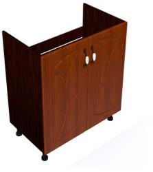 Spectral Mobila Corp inferior 60 cu 2 usi masca chiuveta Zebra MDF frunza cedru