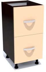 Spectral Mobila Corp inferior 40 cu 2 sertare metalice greutate Zebra cappuccino
